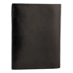 Portfel męski ze skóry bydlęcej Wings, 13 x 10 x 2 cm, RFID, czarny