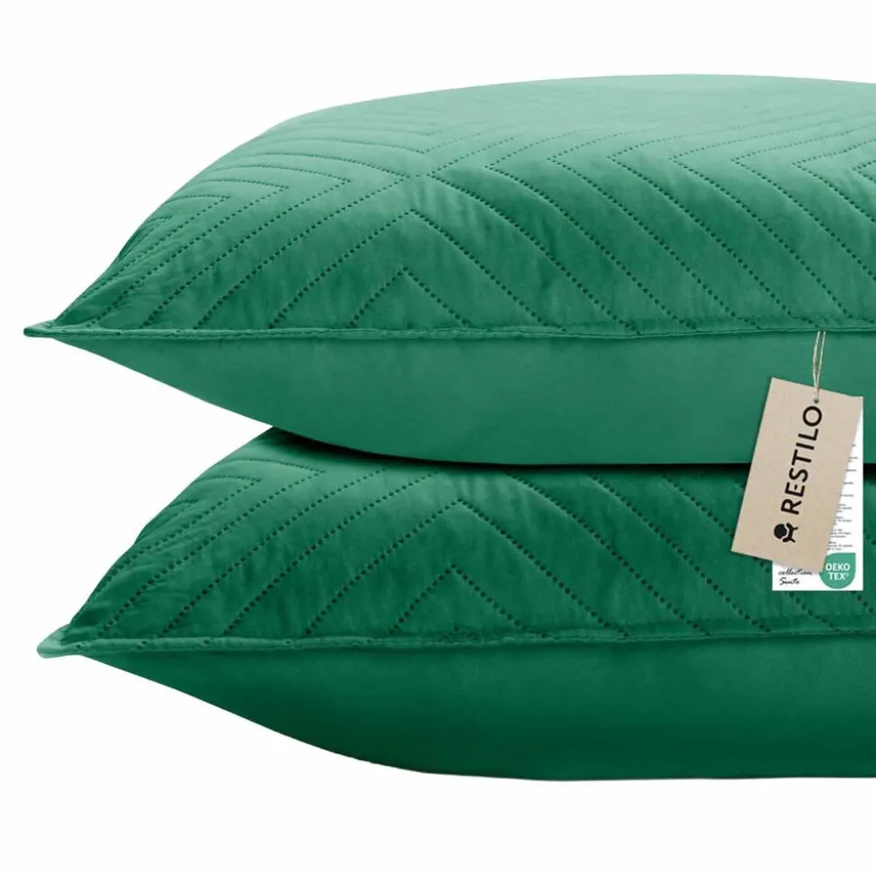 Poszewka na poduszkę 50 x 70 cm Restilo Softa, 2 szt., zielona