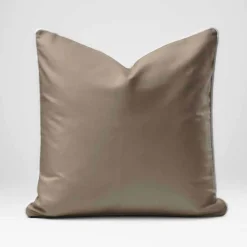 Poszewka na poduszkę z makosatyny 40 x 40 cm Pure Collection, 2 szt., taupe