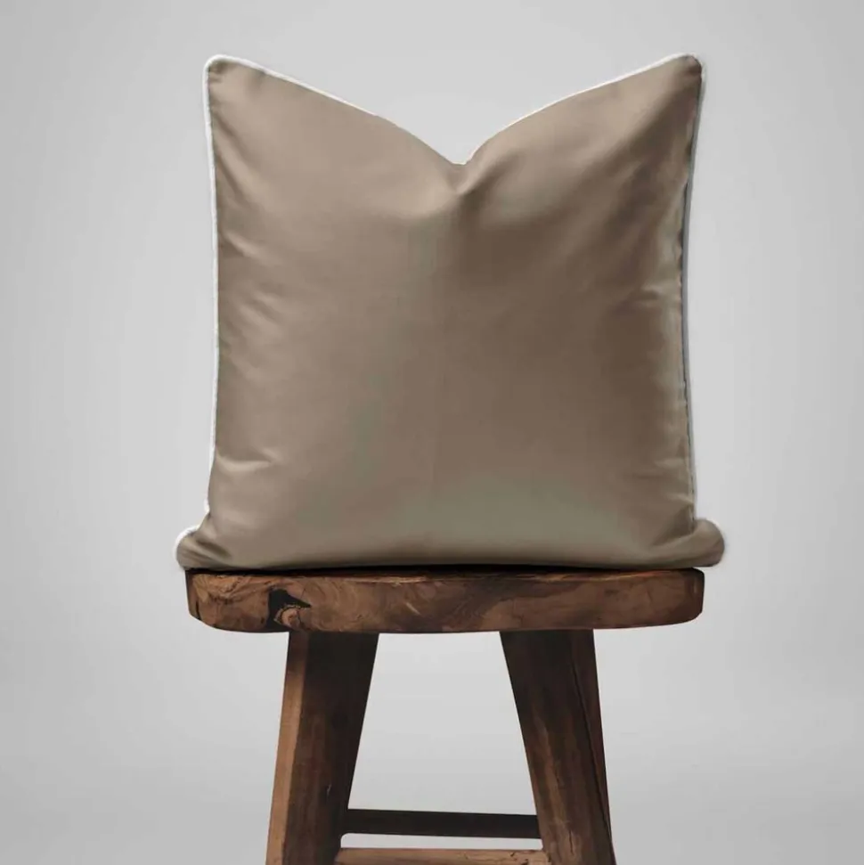 Poszewka na poduszkę z makosatyny 40 x 40 cm Pure Collection, 2 szt., taupe