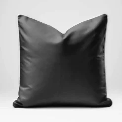 Poszewka na poduszkę z makosatyny 40 x 40 cm Pure Collection, 2 szt., ciemnoszara