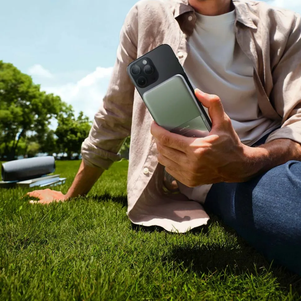 Powerbank EcoFlow Rapid Qi2 5000 mAh, 30 W, srebrny