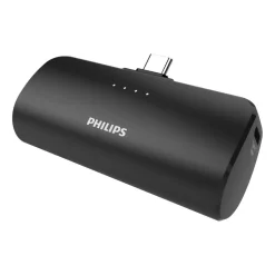 Powerbank Philips DLP2510C/00, USB-C, 2500 mAh, 10 W, czarny