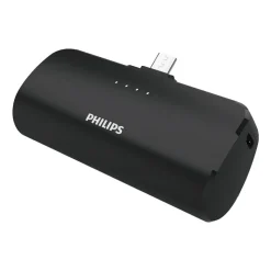 Powerbank Philips DLP2510U/00, micro-USB, 2500 mAh, 10 W, czarny