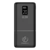 Powerbank Rebeltec P20 LCDPD, 20000 mAh, 22,5 W, czarny