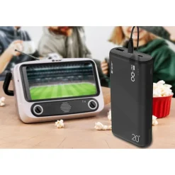 Powerbank Tracer Amos, 20000 mAh, 20 W, czarny