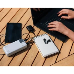 Powerbank Tracer Blaze, 30000 mAh, 65 W, biały