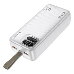 Powerbank Tracer Blaze, 30000 mAh, 65 W, biały