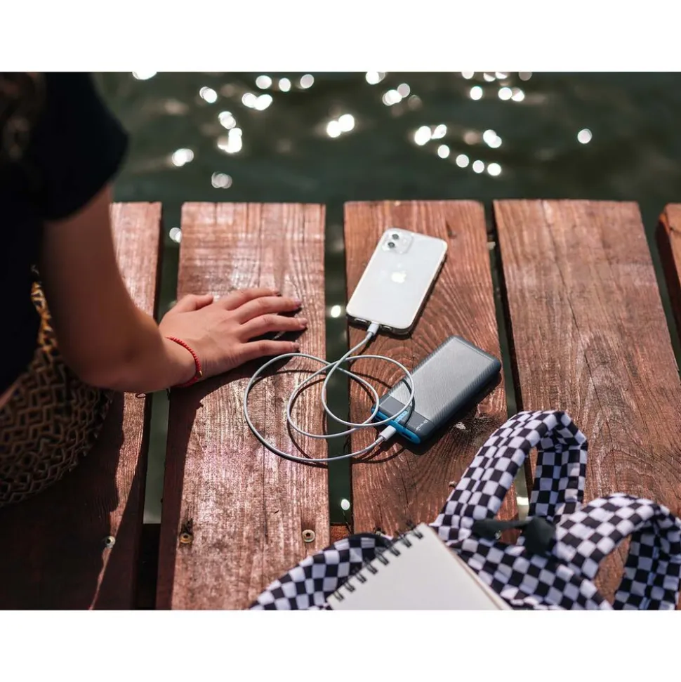 Powerbank Tracer EnerGen, 20000 mAh, szaro-niebieski