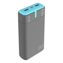 Powerbank Tracer EnerGen, 20000 mAh, szaro-niebieski