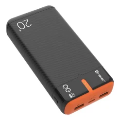 Powerbank Tracer EnerGen, 20000 mAh, grafitowo-pomarańczowy