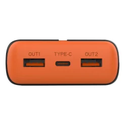 Powerbank Tracer EnerGen, 20000 mAh, grafitowo-pomarańczowy