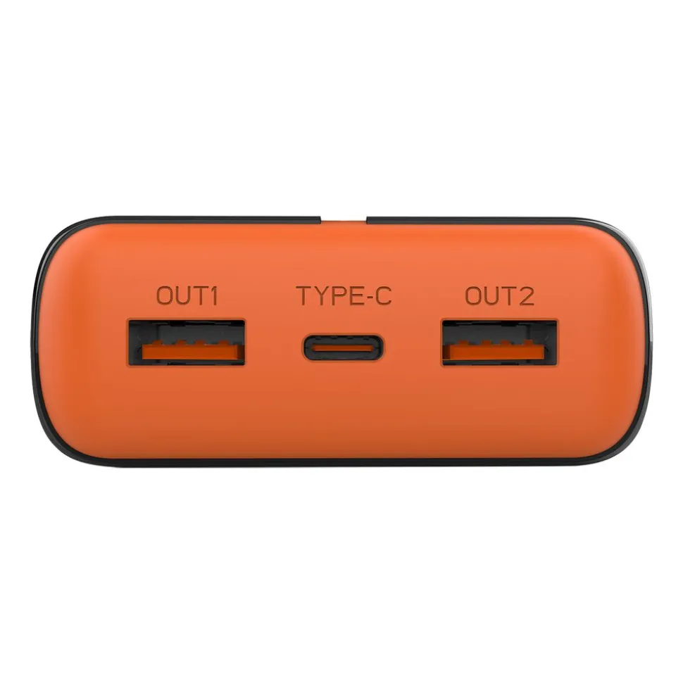 Powerbank Tracer EnerGen, 20000 mAh, grafitowo-pomarańczowy