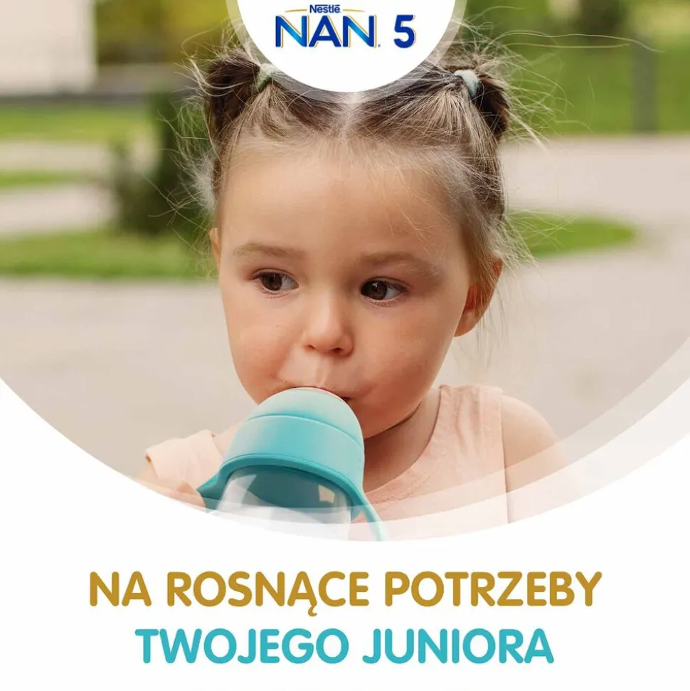 Produkt na bazie mleka NAN Optipro Plus 5, dla małych dzieci, 800 g