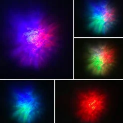 Projektor gwiazd LED, z głośnikiem Bluetooth, z pilotem, grafitowy