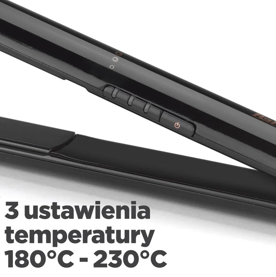 Prostownica BaByliss Smooth Finish 230 ST250E, 41 W, czarna