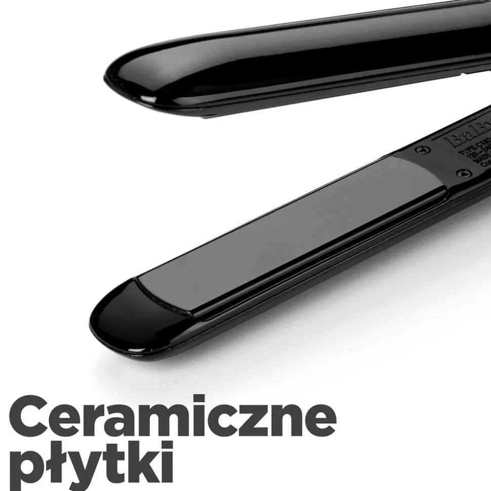 Prostownica BaByliss Smooth Finish 230 ST250E, 41 W, czarna