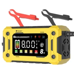 Prostownik automatyczny 12V/8A Tracer DT128, z funkcją diagnozy i regeneracji