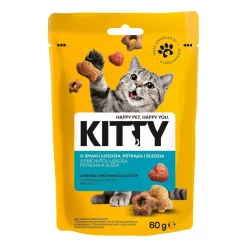 Przekąska dla kota Kitty, granulki, 8 x 60 g, ryba