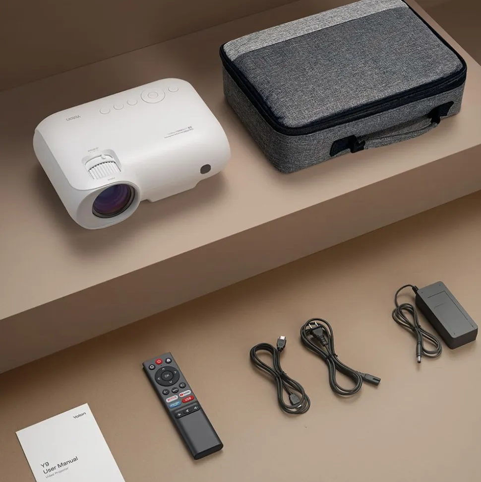 Przenośny projektor Yoton Y9, Full HD, 450 ANSI lumenów
