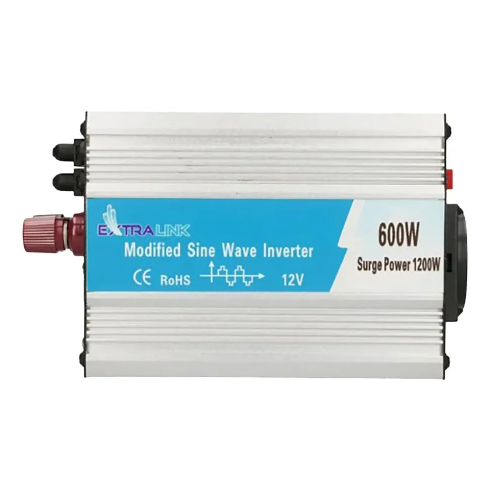 Przetwornica Extralink OPIM-600W, 600 W, modyfikowany sinus, moc szczytowa 1200 W