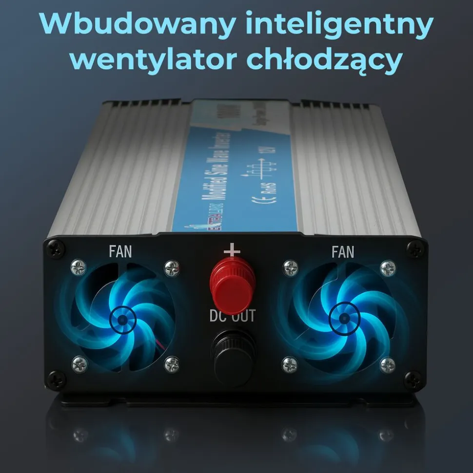 Przetwornica Extralink OPIM-1000W, 1000 W, modyfikowany sinus, moc szczytowa 2000 W