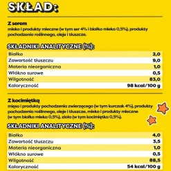 Przysmak dla kotów Dreamies Creamy Mega Pack, kocimiętka, ser, 84 x 10 g