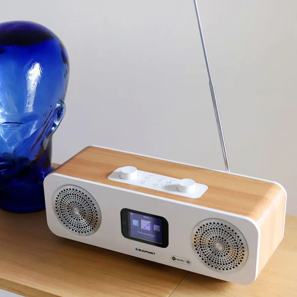 Radio internetowe Blaupunkt IR50DAB, Bluetooth, tuner DAB+/FM, kremowe