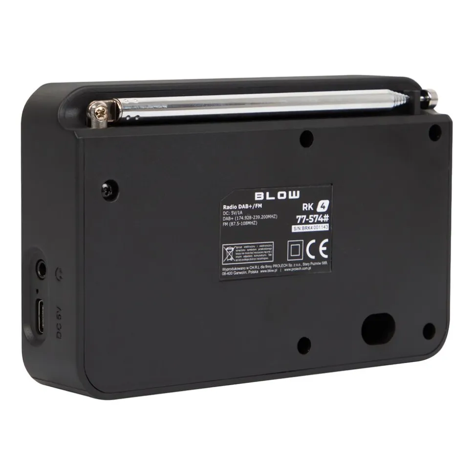 Radio kuchenne Blow RK4, FM/DAB+, Bluetooth