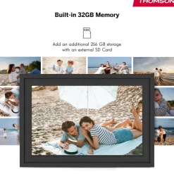 Ramka cyfrowa na zdjęcia Thomson F10, 10”, 32 GB, czarna