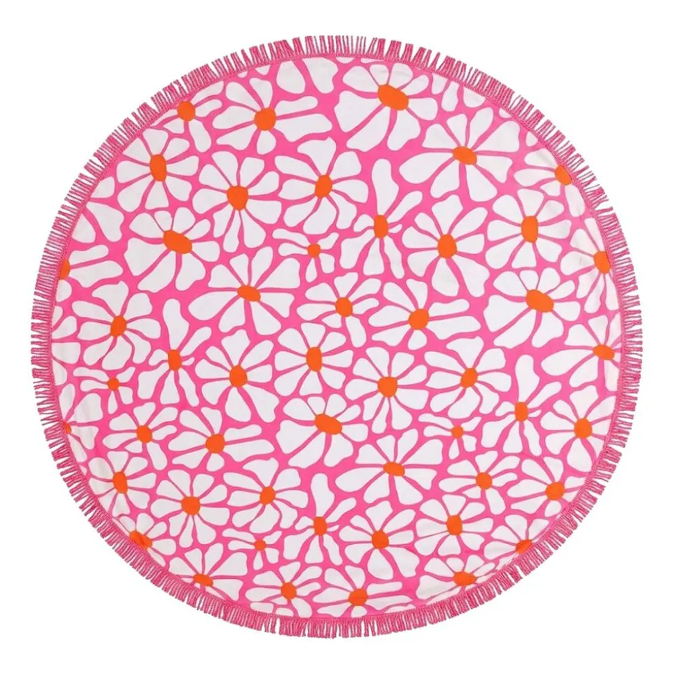 Ręcznik plażowy 150 cm Smukee Home, różowy