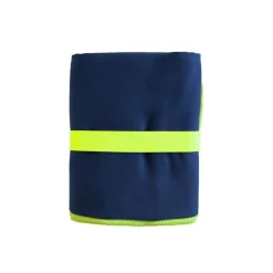 Ręcznik z mikrofibry 80 x 130 cm Faro Fitness, z gumką, granatowy