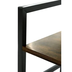 Regał loft 60 x 28 x 85 cm OTE, 3 półki, melamina, ciemnobrązowy