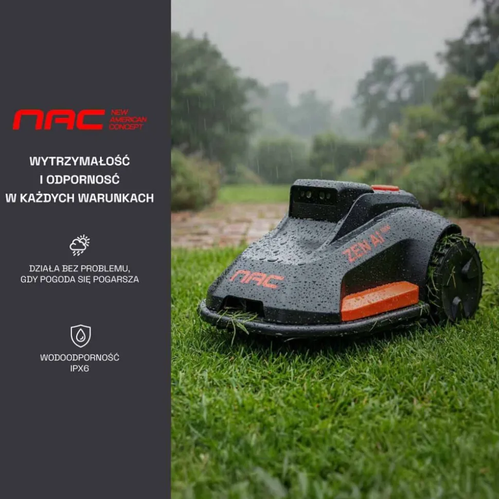 Robot koszący NAC N01000-AI, do 1000 m²