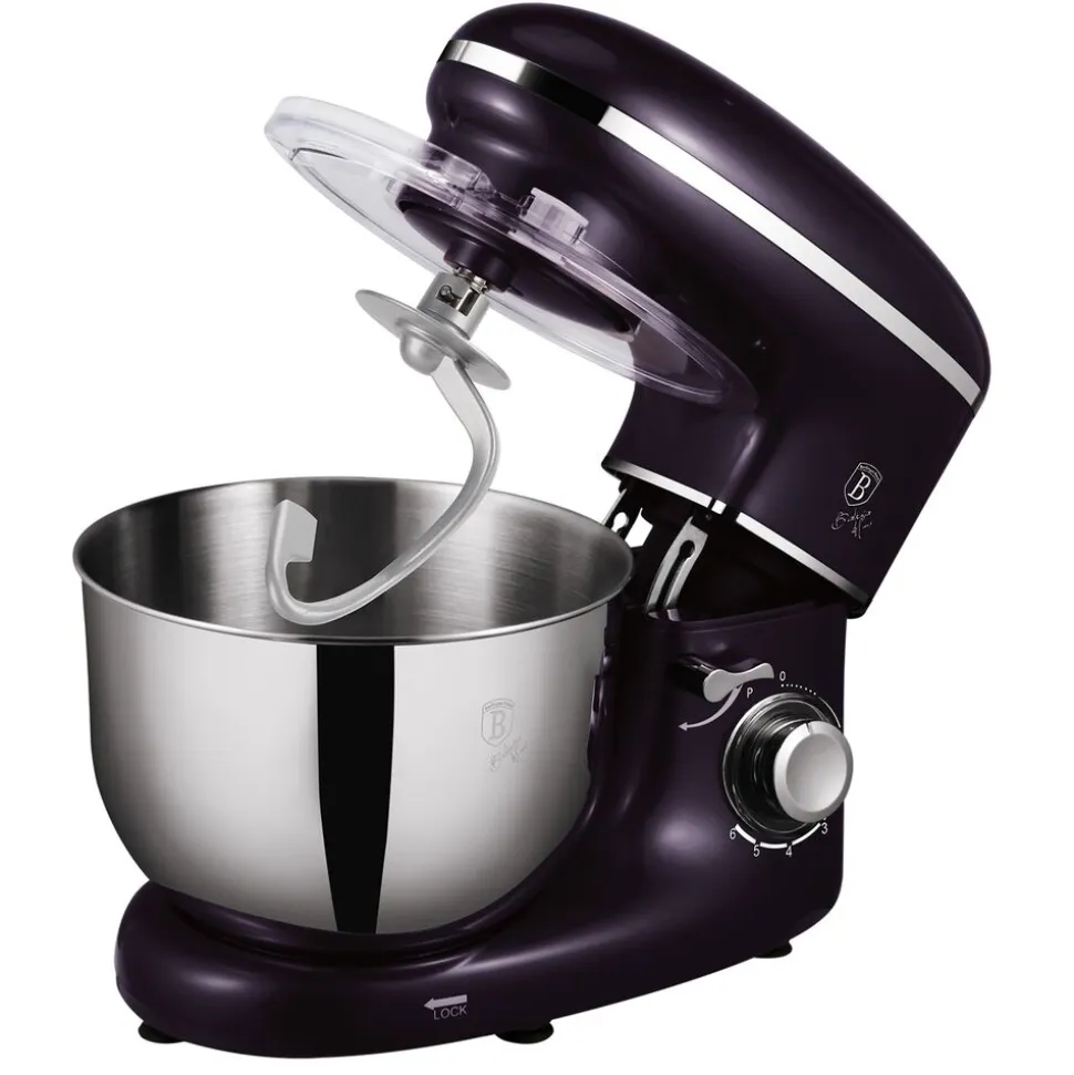 Robot planetarny BerlingerHaus Purple Eclipse, 1300 W, 6 l, 3 końcówki