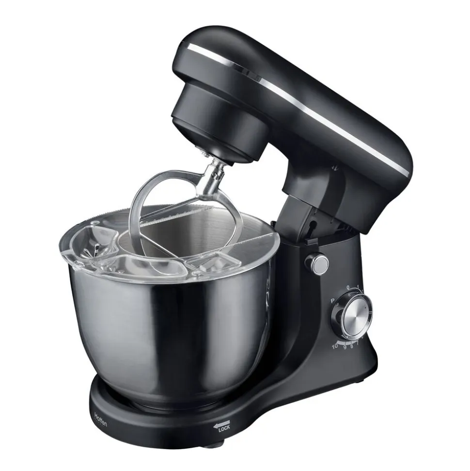 Robot planetarny Hoffen Expert, 1500 W, 2 misy 4 l i 5 l, czarny