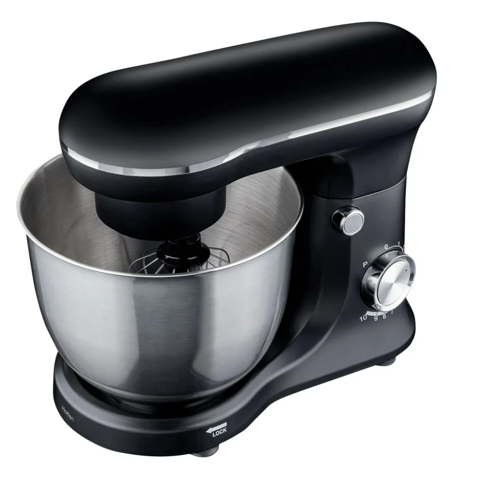 Robot planetarny Hoffen Expert, 1500 W, 2 misy 4 l i 5 l, czarny