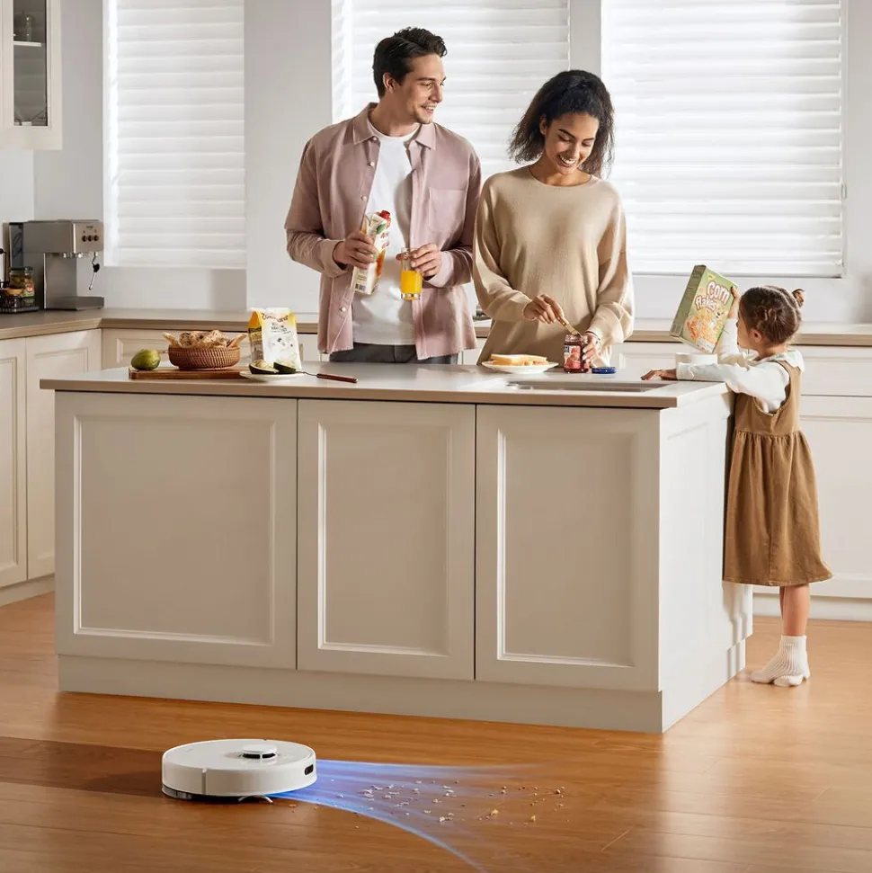 Robot sprzątający Dreame D10 Plus Gen 2, z funkcją mopowania i automatycznego opróżniania, 6000 Pa