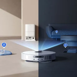 Robot sprzątający Dreame D20 Ultra, 13 kPa, z funkcją mopowania i samoczyszczenia, biały