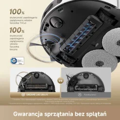 Robot sprzątający Dreame L40 Ultra A, 24 kPa, z funkcją mopowania, biały