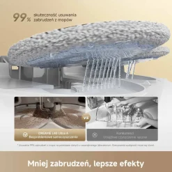 Robot sprzątający Dreame L40 Ultra A, 24 kPa, z funkcją mopowania, biały