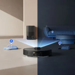 Robot sprzątający Dreame L40 Ultra CE, z funkcją mopowania i samoczyszczenia, czarny