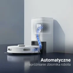 Robot sprzątający EZVIZ RE4 Plus, ze stacją opróżniającą, biały