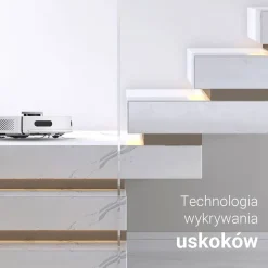 Robot sprzątający EZVIZ RE4 Plus, ze stacją opróżniającą, biały