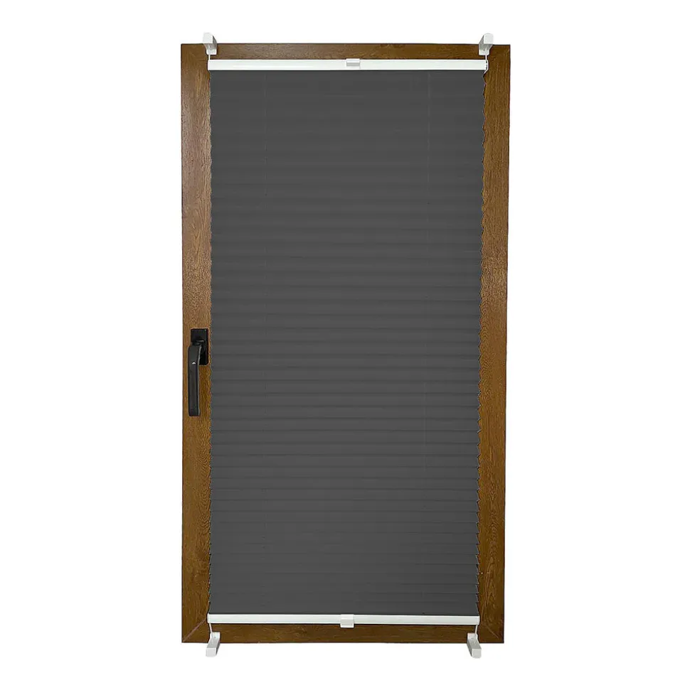 Roleta plisowana DecoTeam, 57 x 130 cm, szara