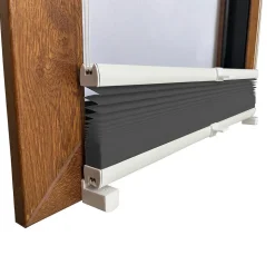 Roleta plisowana DecoTeam, 57 x 130 cm, szara