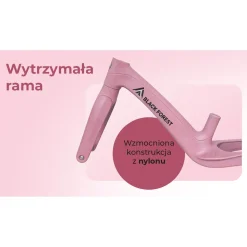 Rowerek biegowy Black Forest Speedykid, 12'', różowy