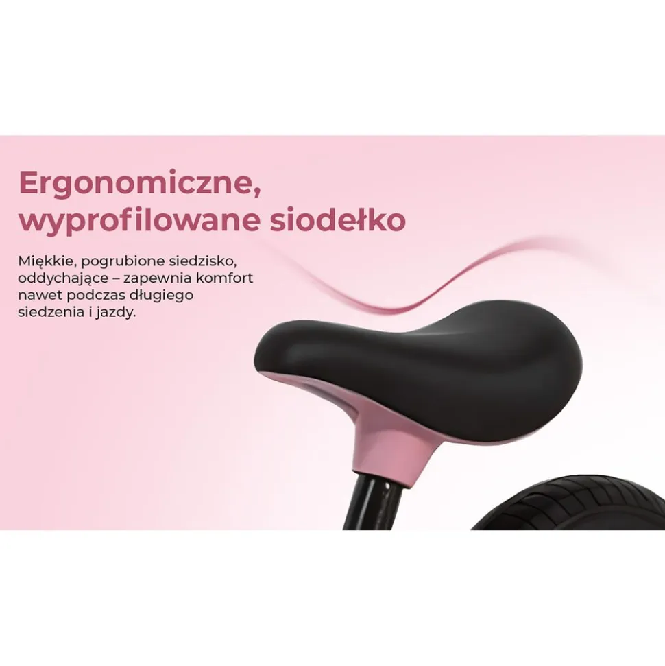 Rowerek biegowy Black Forest Speedykid, 12'', różowy