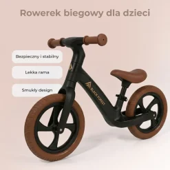 Rowerek biegowy Black Forest Speedykid, 12'', czarny