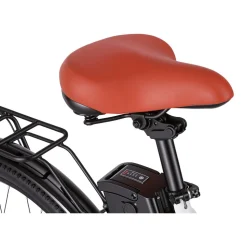 Rower elektryczny damski Bikfun AMAK00052, koła 26'', biały